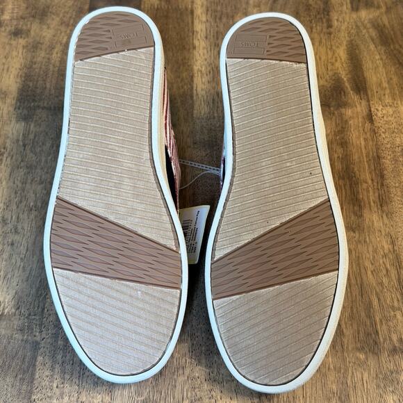 TOMS Paseo Americana Canvas Flag Sneaker Shoe Lace Up Stars Stripes Men’s 11 US - Picture 9 of 10